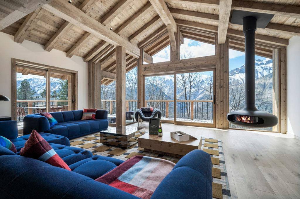 The Belleville valley from the chalet's great room