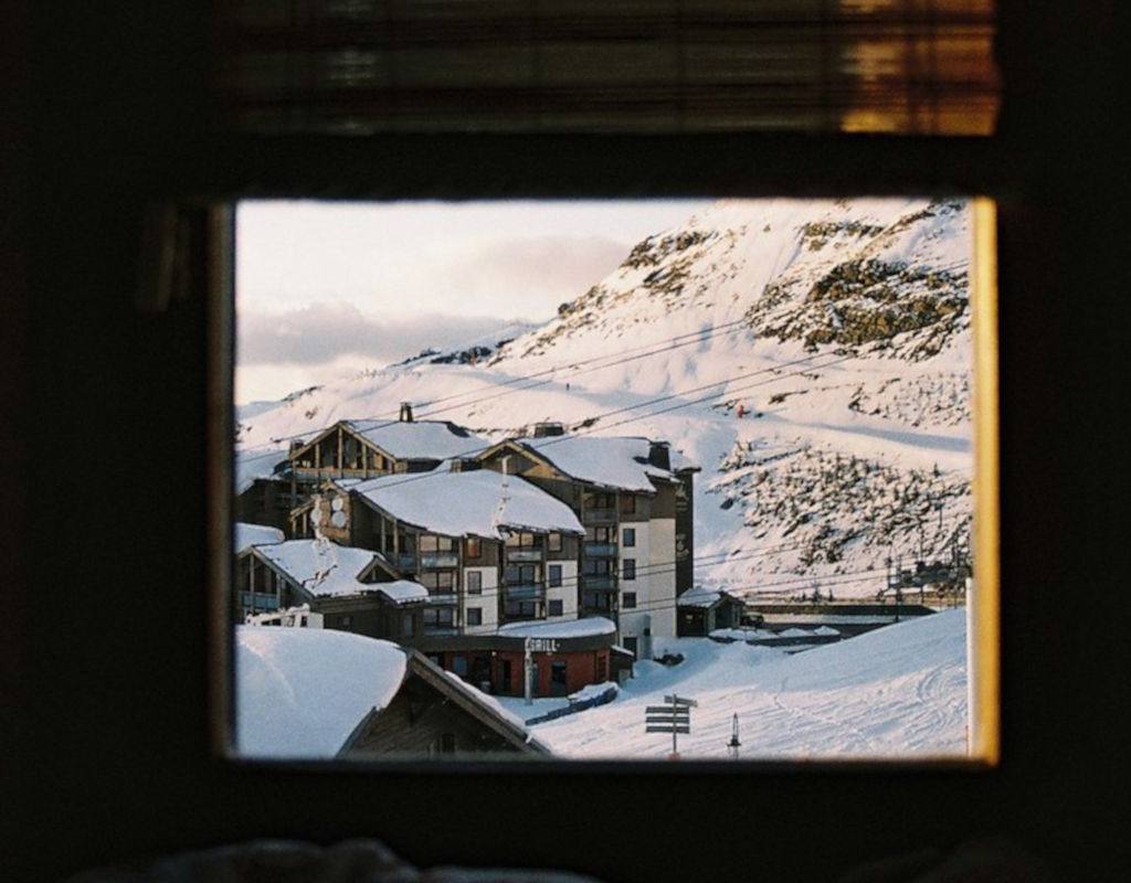The view from a Méribel chalet
