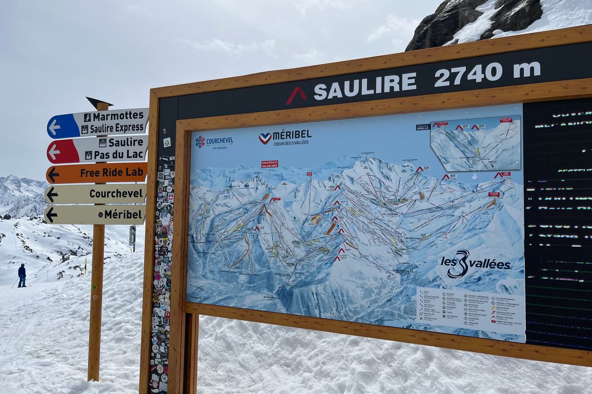 La Saulire summit — gateway to the 3 Vallées