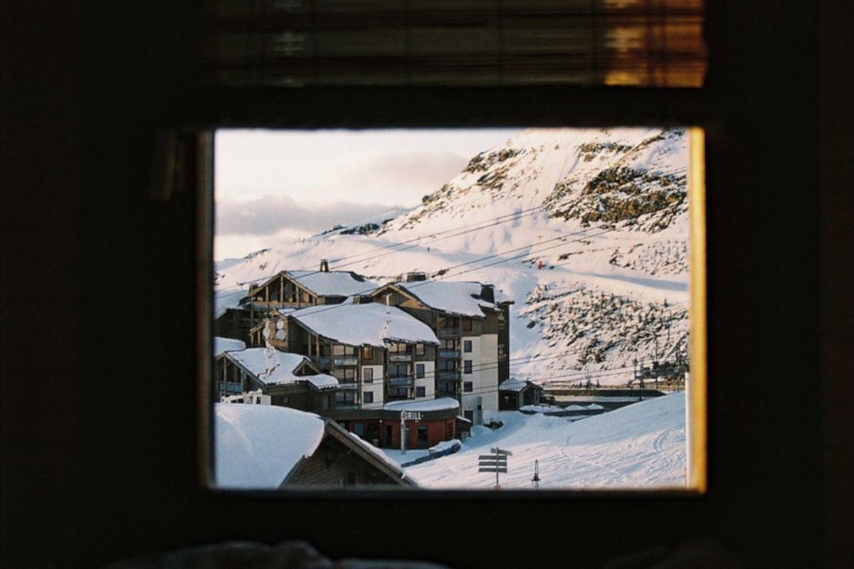 The view from a Méribel chalet