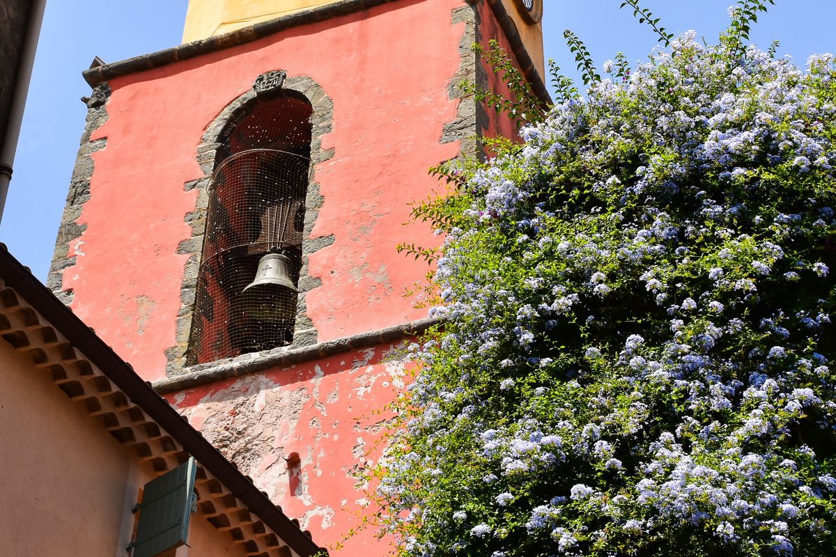 The bell tower above La Ponche, Saint-Tropez